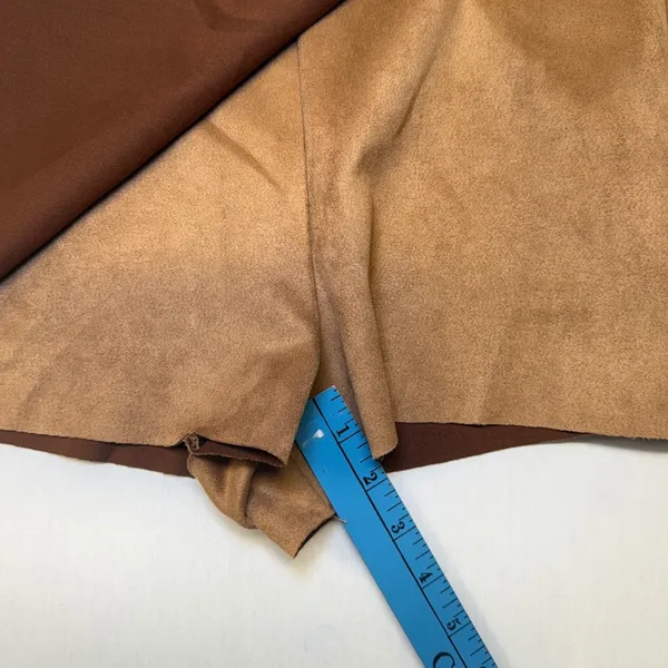 Hyfve Faux Suede Moto Jacket‎ and Skort Set Cognac Brown Sz M cowgirl festival - Image 15