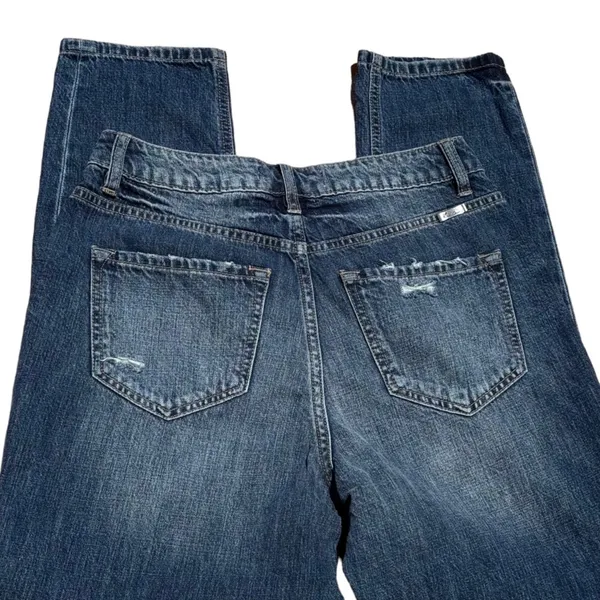 Kancan High Rise Girlfriend Jeans EUC Size 7/27 Blue - Image 6