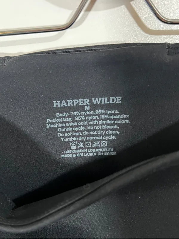 New Harper Wilde Bike Shorts in Black Sz Medium - Image 2