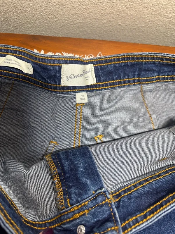 High Waist Blue Denim Women’s Shorts Sz 10 by Universal Thread Goods co. NWT - Image 5