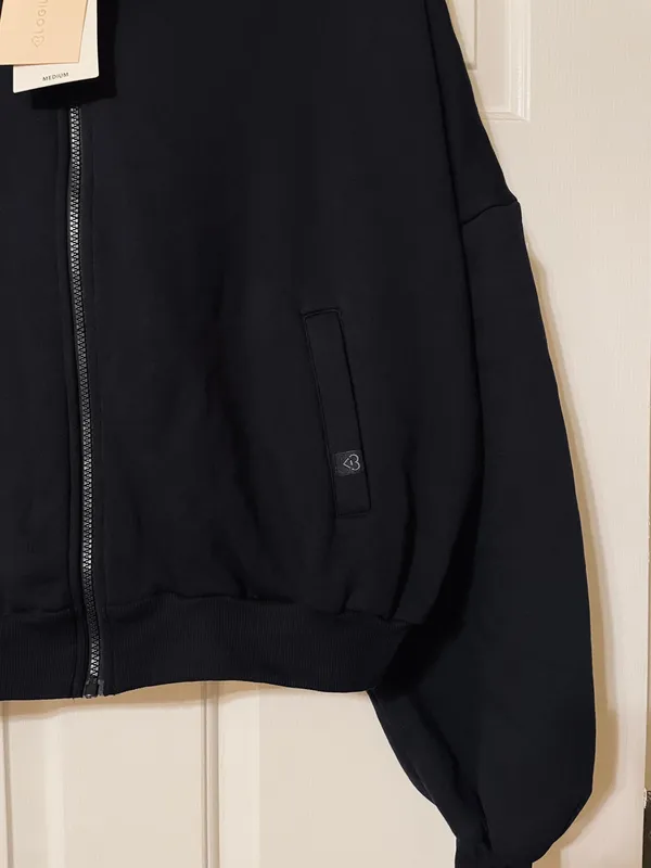 NWT! Blogilates Target X - Women's Marshmallow Full Zip Hooded Sweatshirt Size M - Image 6