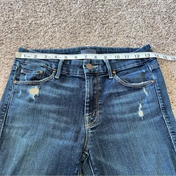 Mother‎ Jeans The Looker Jaded and Torn Distressed Skinny Blue Denim Mid Rise - Image 11