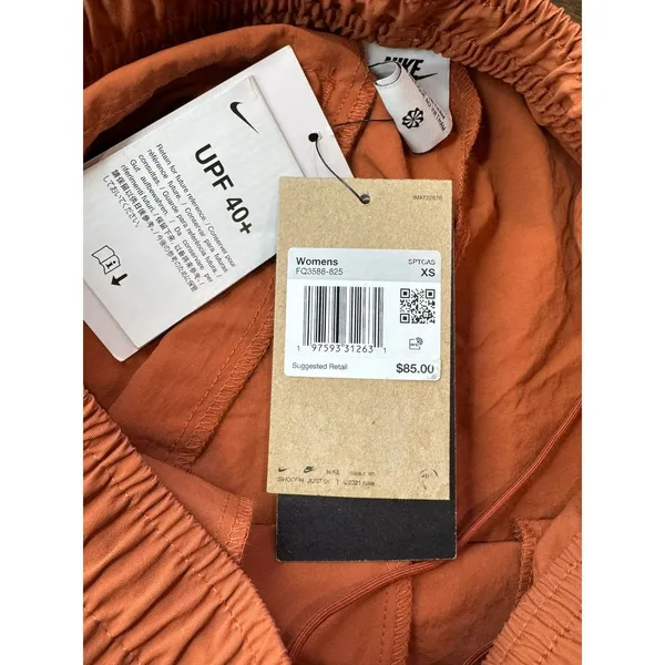 Nike Pants SZ XS Everything Wovens Sportswear ORANGE FQ3588-825 NWT Women's - Image 8