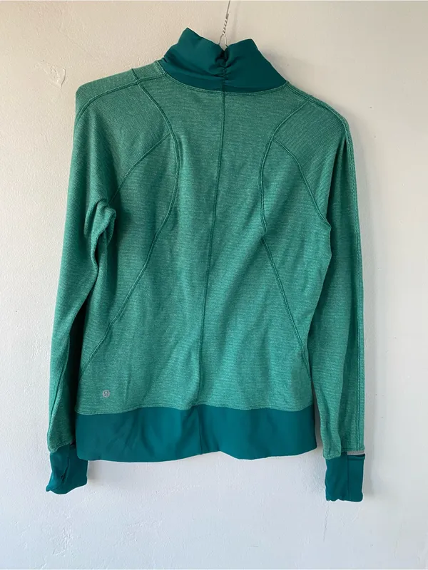 lululemon athletica runderfulTeal Half-Zip Pullover - Image 4