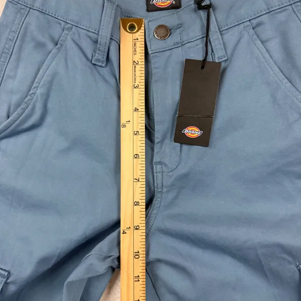 Dickies Womens Blue Slate Straight Leg Cargo Pants Size 24R New - Image 8