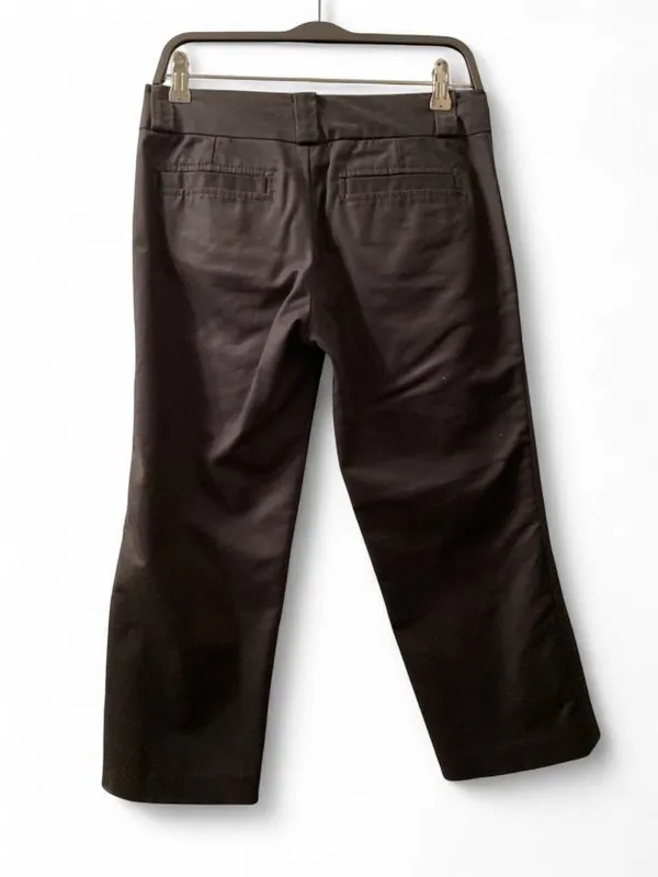 Old Navy Black Cropped Wide-Leg Pants - Image 3