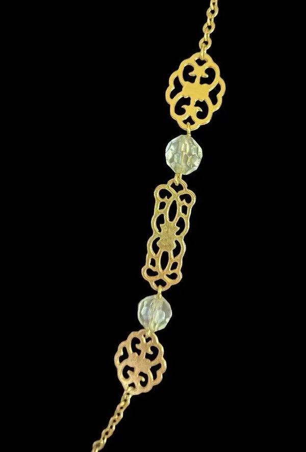 Vintage filigree necklace - Image 2
