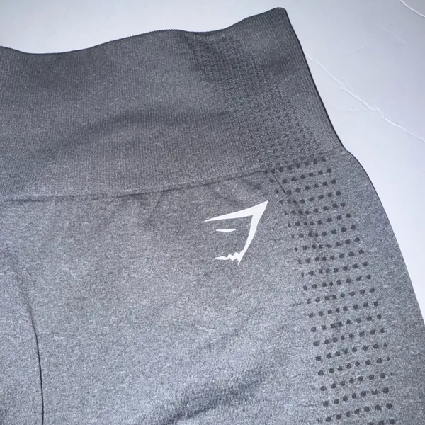 New Gymshark Women’s Vital Leggings Large Gray Seamless High Waisted Contour - Image 4