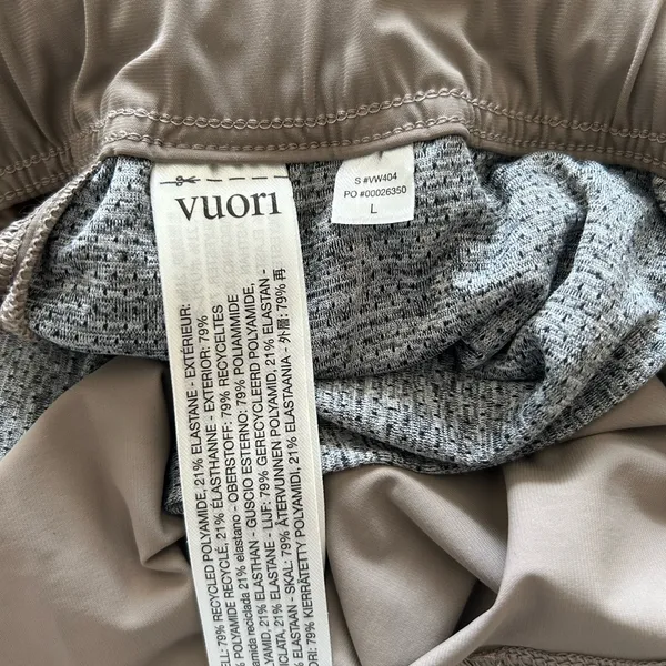 NWOT Vuori Cropped High-Rise Straight Pants in Taupe - Image 13