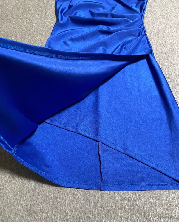 Royal Blue Short Homecoming/Tolo Dress Size XS - Image 3