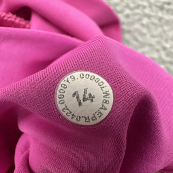 Lululemon Hotty Hot Skirt Skort High Rise Sonic Pink Athletic Tennis Women's 14 - Image 8