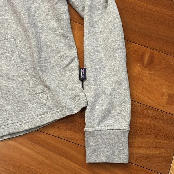 Patagonia Hoodie Womens Gray‎ Ahnya Henley Snap Pullover Sweatshirt S - Image 2