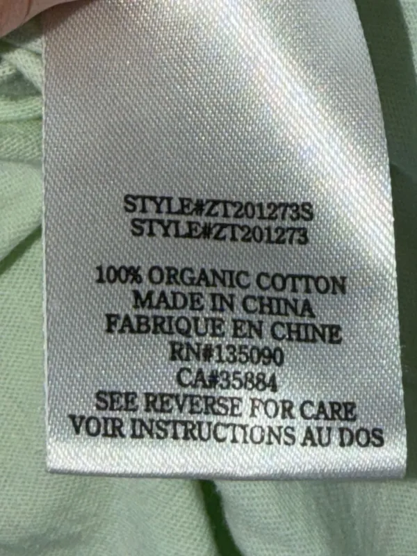 Z SUPPLY Organic V-Neck Tee in Whisper Mint - Image 5