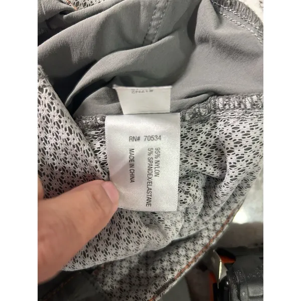 Orvis Womens Hiking Outdoor Straight Pants Sz 10 Gray Roll Hem Stretch Quick Dry - Image 5