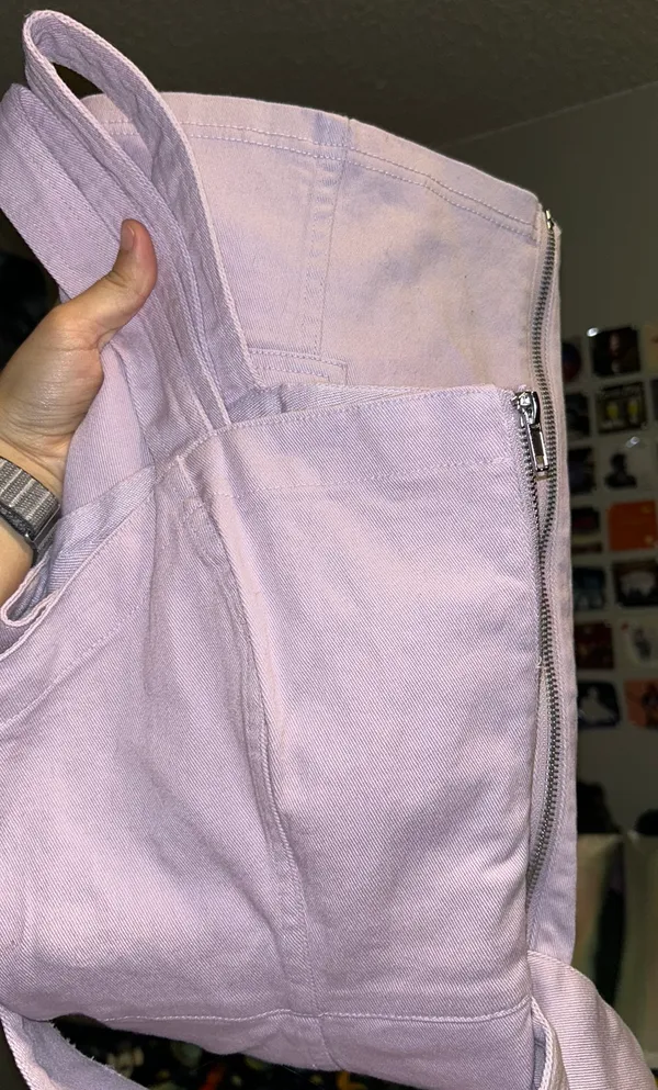 H&M Divided Lilac Overall Dress - Image 3