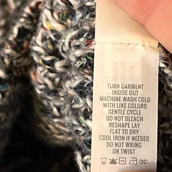 Offline By Aerie Multi Color Marled Knit Quarter Zip Pullover Size Small‎ - Image 8