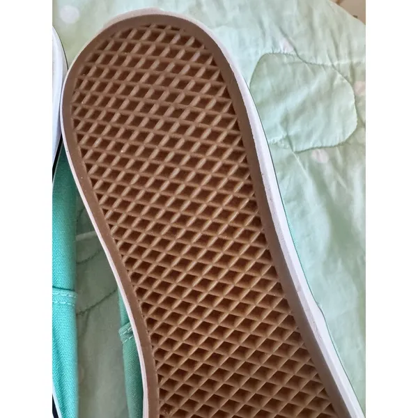 Vans Mint green lace-up sneakers featuring white rubber soles Women’s Size 10 - Image 14