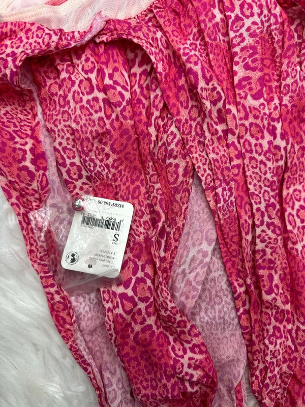 NWT  Pink Leopard Print Bodysuit - Image 6