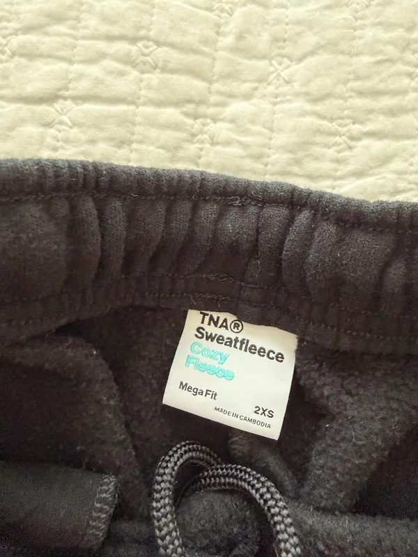 TNA Aritzia Sweatpants Cozy Fleece - Image 3