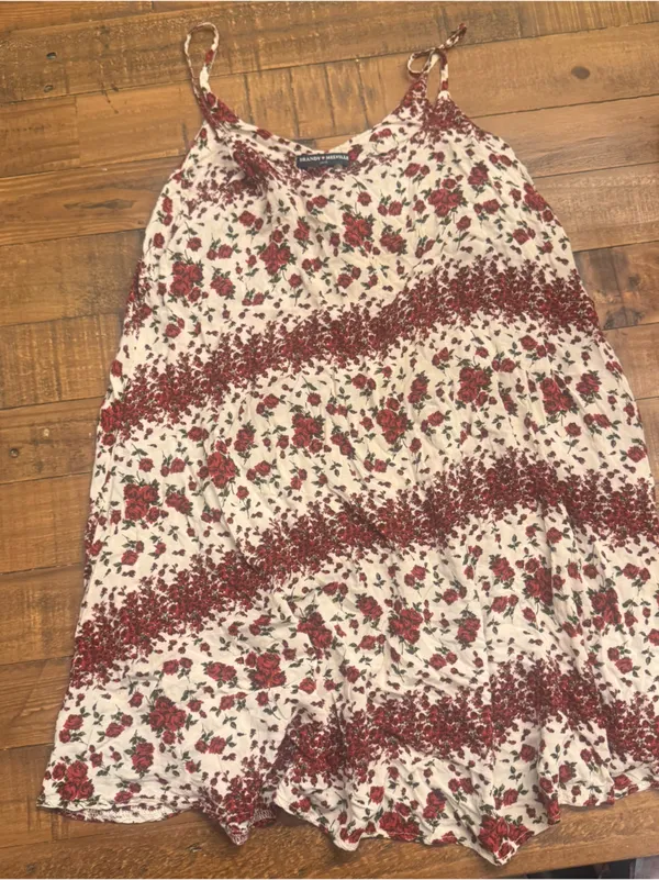 BRANDY MELVILLE‎ Y2K Rose 🥀 Print Mini Dress - Image 2