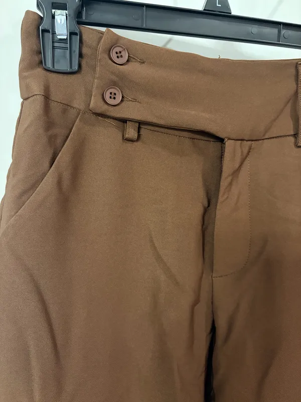 Shein Brown Wide-Leg Pants - Image 7