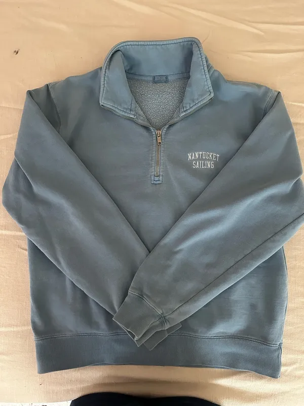 John Galt Nantucket Brandy Melville Sailing Quarter-Zip - Image 3