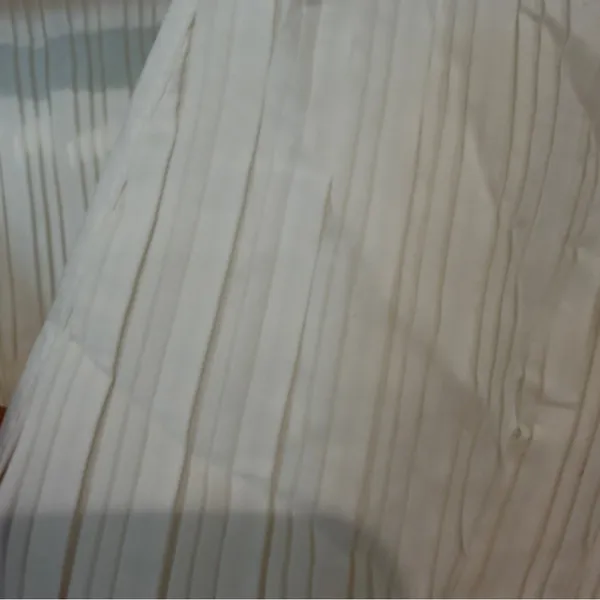 Wayf Ciana Pleated Top Sz S Bows Ivory Shirt Blouse Balletcore Plisse - Image 7