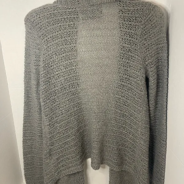 Abercrombie & Fitch Heather Gray Cardigan - Image 4