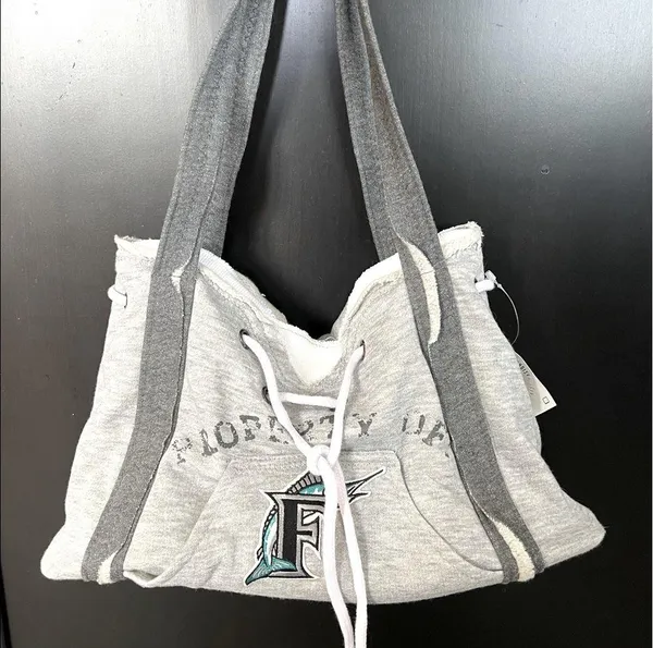 Hoodie Purse Florida Marlins Fish Baseball Team NWT - Image 6