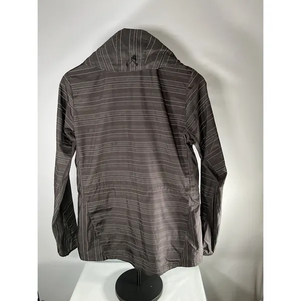 Nike Vapor Reflective Running Jacket Women M Black 618982-010 Dri-FIT Hooded - Image 2