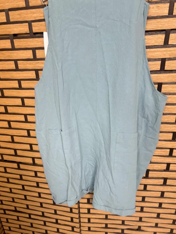 Blue/gray romper size large Blue - Image 5
