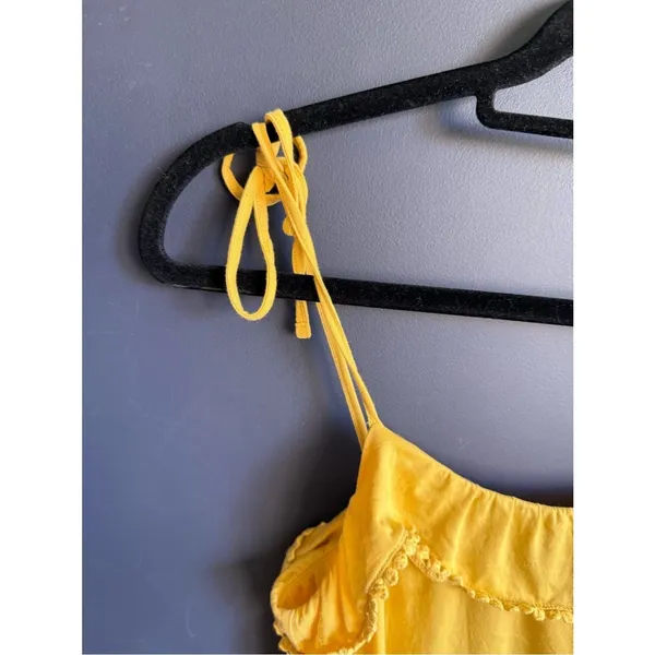 Sezane 100% Cotton Darcy Dress, Size S, Sunset Yellow, VGUC - Image 6