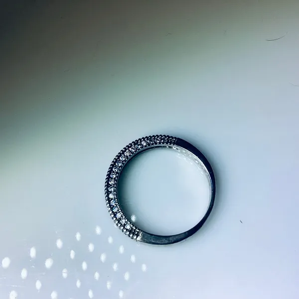 Gemstone Band Ring Silver - Image 5