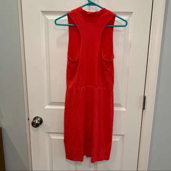 Cynthia‎ Rowley drape front fitted bottom dress SM - Image 4