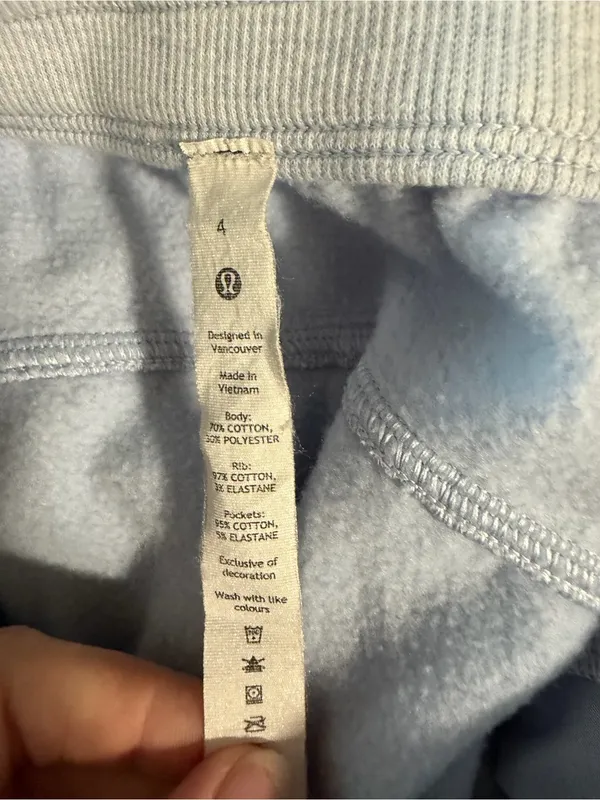 Lululemon Light Blue Drawstring Jogger Sweatpants - Image 2