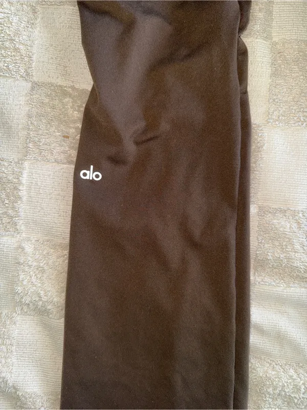 ALO Yoga Brown Boot Cut Pants with Front Slit‎ M - Image 6