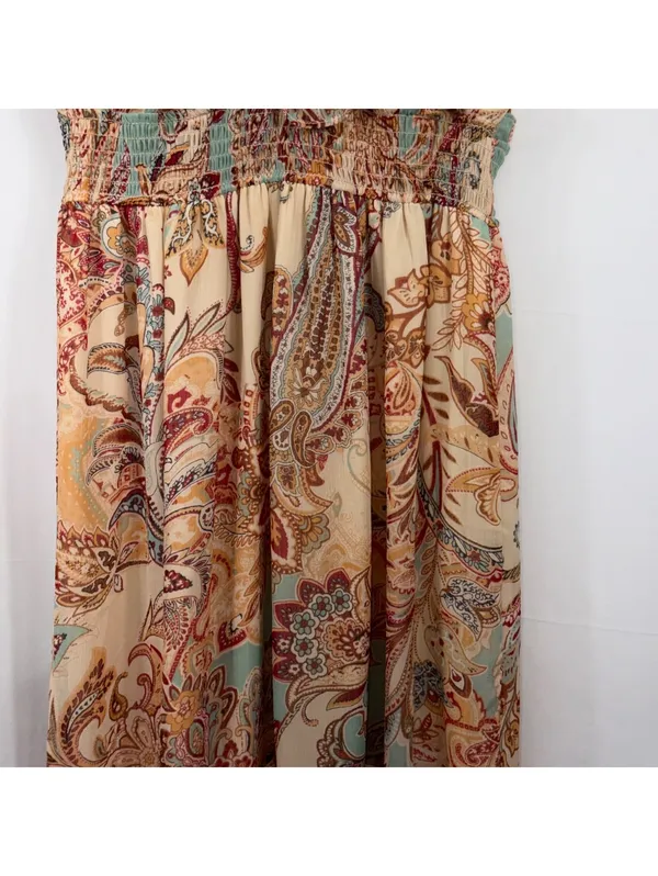 Blu Pepper Paisley Flutter Sleeve Maxi Dress M NWT - Image 3