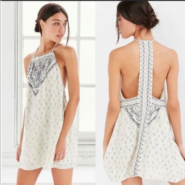 Urban Outfitters Ecote Gigi boho print T back dress - Image 2