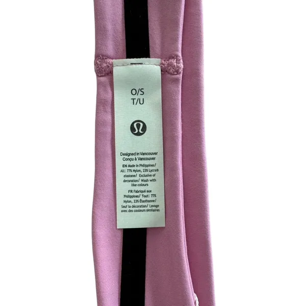 Lululemon Womens Luxtreme Training Headband Pink Frosting - Image 10