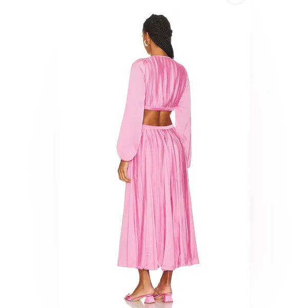 NWT Rococo Sand Midi Dress in Pink, size M - Image 3