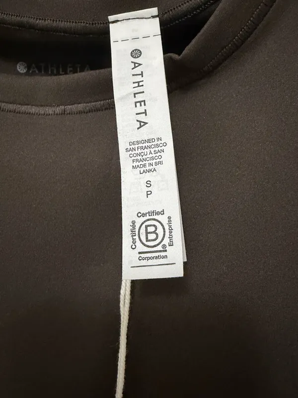 Athleta‎ Bodymove Short Sleeve Crew Bodysuit Small NWT - Image 4