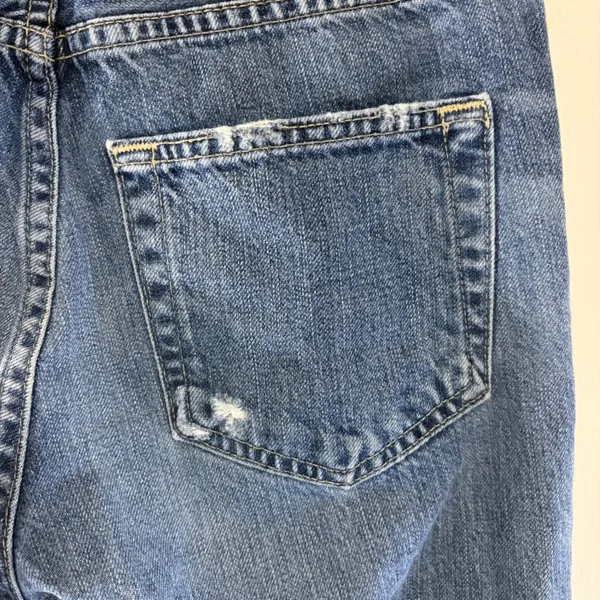 AG‎ Adriano Goldschmied The Phoebe High Rise Distressed Straight Leg Jeans 25R - Image 15
