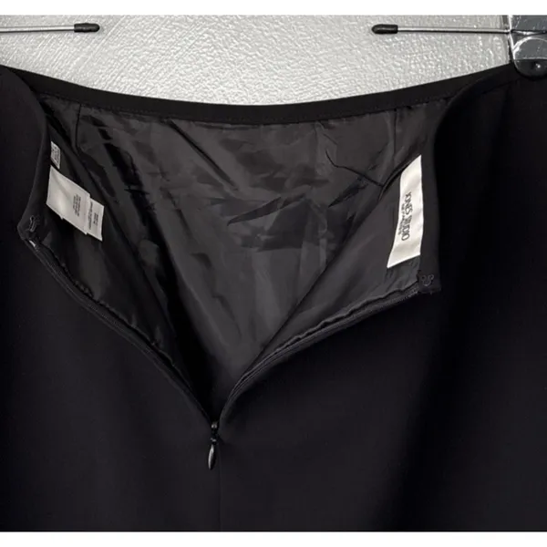 Jones Studio Pencil Skirt Size 12 Black Career Business Office Siren Corporate - Image 5