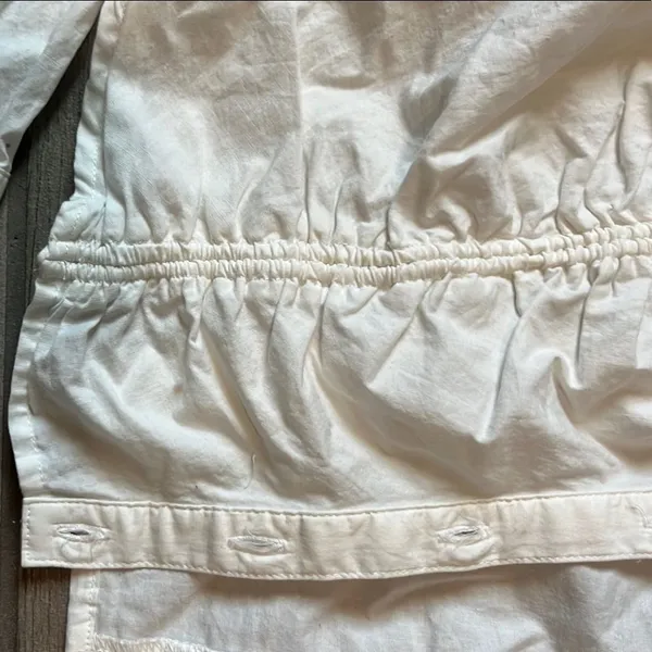 Urban Outfitters White Button Down Shirt Lightweight - Image 7
