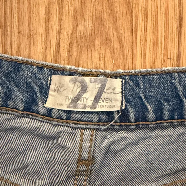 We the free Distressed Blue Denim Jeans - Image 2