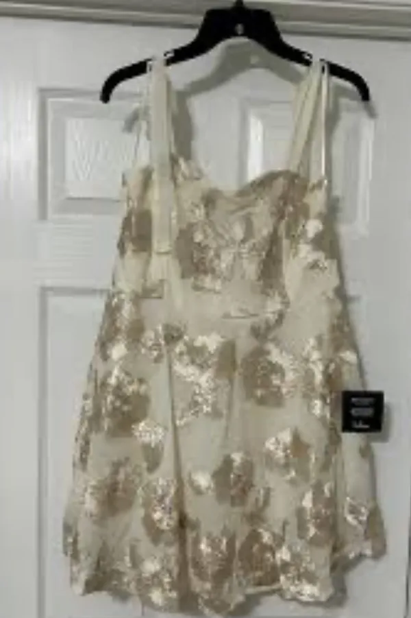 Lulus Truly Inspiring Mesh 3D Floral Applique Tie-Strap Mini Dress  - Image 5