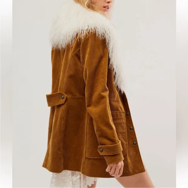 Free People Lady Lane Corduroy Jacket - Image 3