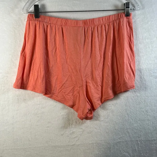 Honeydew Intimates Coral‎ Button Fly Pajama Sleep Shorts Women's Size L - Image 4