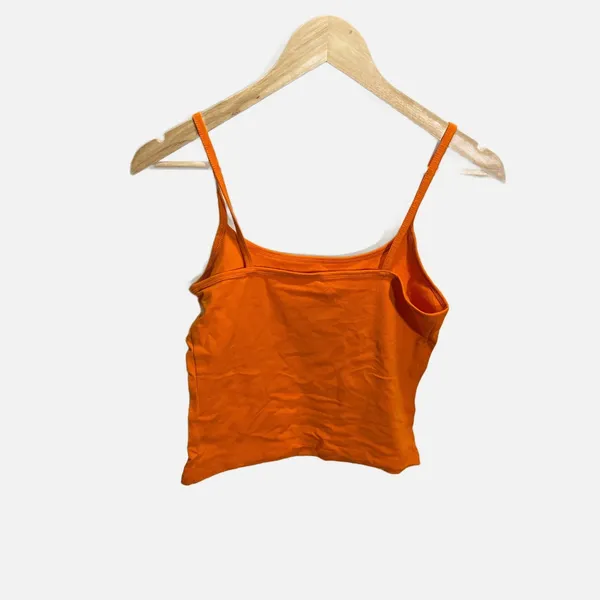 Wild Fable Sporty Season Orange Cami Tank Top Bear‎ Graphic Small NWT Retro - Image 6