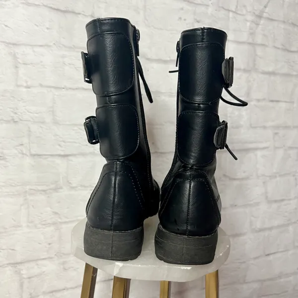 Rue 21 Leather Combat Boots - Image 4